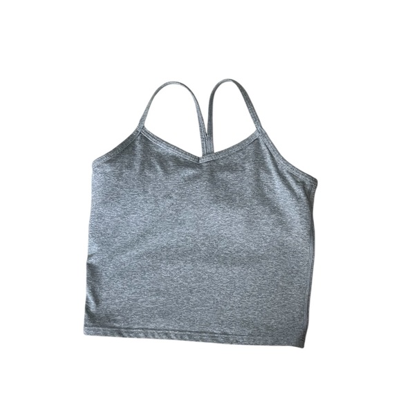 Athleta Other - Athleta Girls Grey Cropped Tank Size Medium 8-10